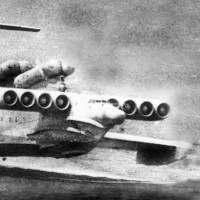 Lun Soviet Ekranoplan Ground-Effect Ship